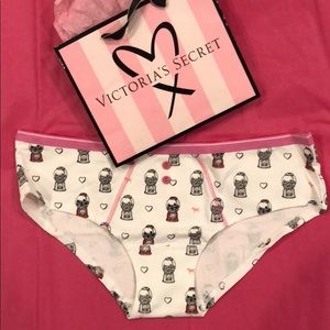 NEW VS Pink Bubblegum Hipster Hiphugger Panty M